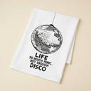  Life So Much Panic…Not Enough Disco Kitchen Towel | Funny Disco Ball Cotton Tea Towel