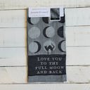  Love You To The Full Moon And Back Kitchen Towel | Black Cat Moon Phases | 20" x 28"