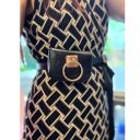  Luxe Mini Faux Leather Belt Bag in Black | Gold Hardware Elevated Belt Bag