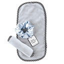 Coastal Face Cloth and Scrunchie Set Face Cloth and Scrunchie Set | Linen Makeup Remover Gift Set For Her
