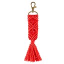  Boho Macrame Keychains in 4 Colors | Tasseled Key Ring Bag Purse Charm | 6.75"