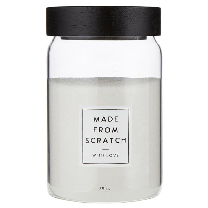 Made From Scratch with Love Giftable Canister | Reusable Gift Jars for Homemade Treats | 29 oz