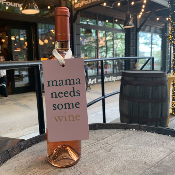 Cute Wine Bottle Gift Tags for Gifting Wine | Reusable Holiday Funny Saying Gift Hangers