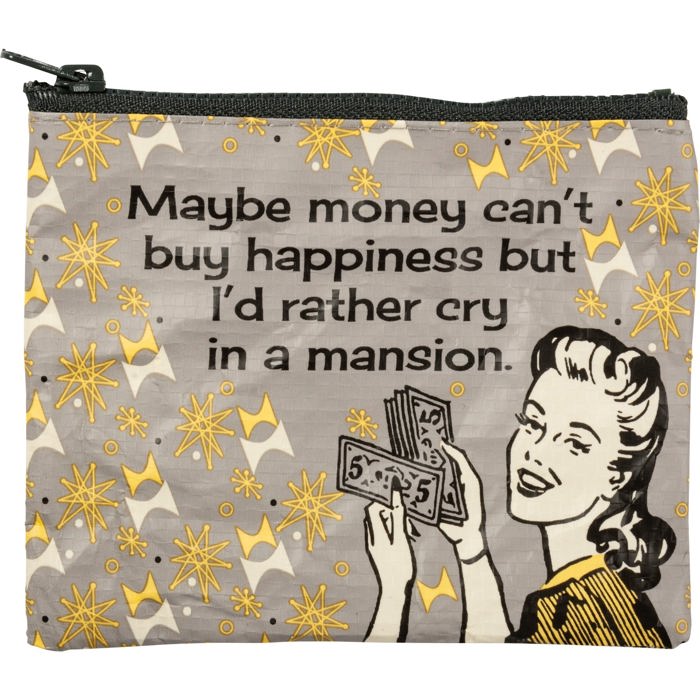 Zipper Wallet Coin Purse Organizer Pouch | 5.25" x 4.25"