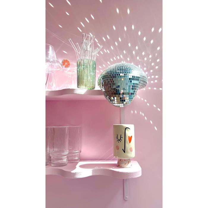 Melty Disco Ball | 70s Retro Novelty Party Gift | Aesthetic Home Decor