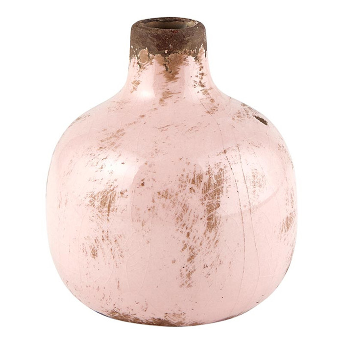 Mini Ceramic Vase | Glossy Round Bud Vase | Small Decorative Accent for Home or Gift