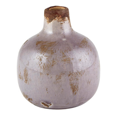 Mini Vase in Lilac | Ceramic Plants Flower Container Decor | 3.25" x 3.75"