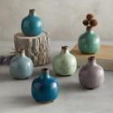  Mini Vase in Lilac | Ceramic Plants Flower Container Decor | 3.25" x 3.75"