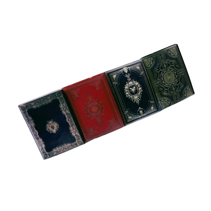 Miniature Books Hair Clip with Real Pages