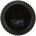  Moody Floral Metal Vanity Tray | Decorative Serving Trinket Tray  | 6" x 1"