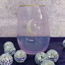  Moon and Stars Beveled Stemless Wine Glass | 19 Oz.