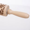  Mushrooms Small Embossing Rolling Pin | Creates Mushrooms and Florals Design