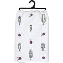  My Kid Truly Inspires Me To Drink The Entire Bottle Of Wine Kitchen Towel | 28" x 28"