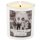  My Last Nerve Jar Candle | Vintage Photograph Double Sided Design | Soy Wax Lavender Scent