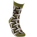  Nature Lover Socks | Mushroom Pattern Design