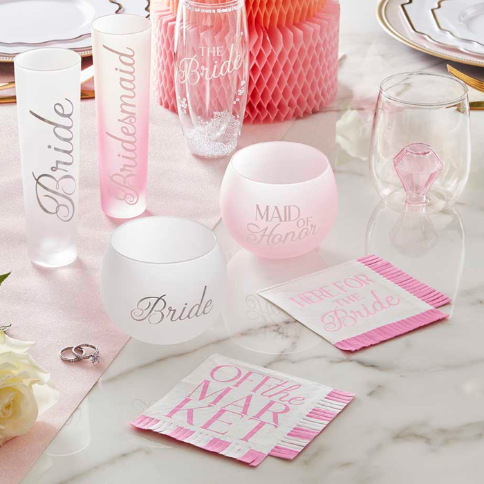 Off The Market Bachelorette Bridal Shower Cocktail Napkins