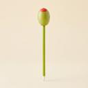  Olive Squishy Pen | Funny Ballpoint Pen with Squeeze Olive Topper