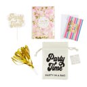  Party Time Party In A Bag | Cake Topper, Confetti, Mini Card and Noisemaker