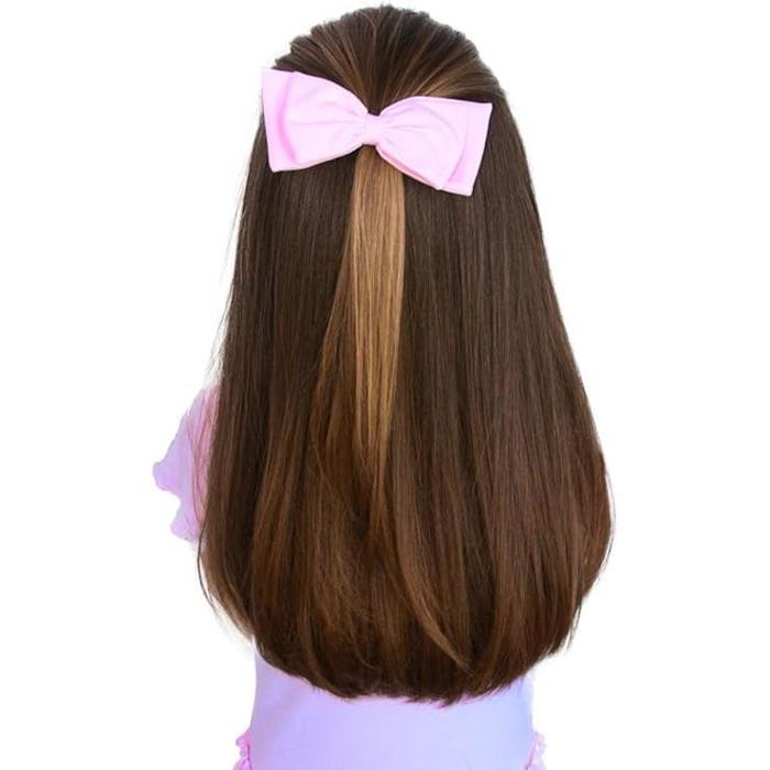 Pom Bow Hair Clips | Nylon Alligator Clips Hair Accessory [4 Styles]