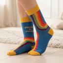  Pride Is Power Retro Socks | Rainbow LGBTQ Unisex