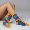  Pride Is Power Retro Socks | Rainbow LGBTQ Unisex