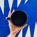  Progress Mug in Matte Black | Double-sided Stoneware Coffee Tea Cup | 20oz