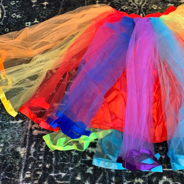 Rainbow Tutu - Adult One Size - Pride, Rave, Cosplay
