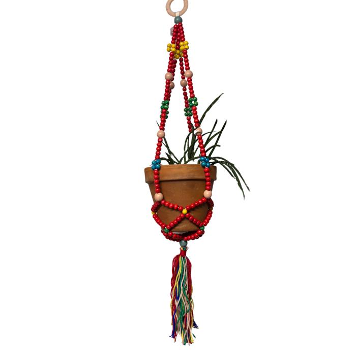 Boho Macrame Plant Hanger Flowerpot | Plant Lady Plant Lover Gifts Botanical Nature Lover
