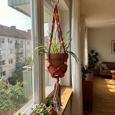 Boho Macrame Plant Hanger Flowerpot | Plant Lady Plant Lover Gifts Botanical Nature Lover