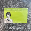  I Don't Like Morning People, So Long Stress, I'd Agree with You Sticky Notes Set Memo Pads Strong Adhesive | 2-7/8 x 4-3/8 inches | Pack of 3