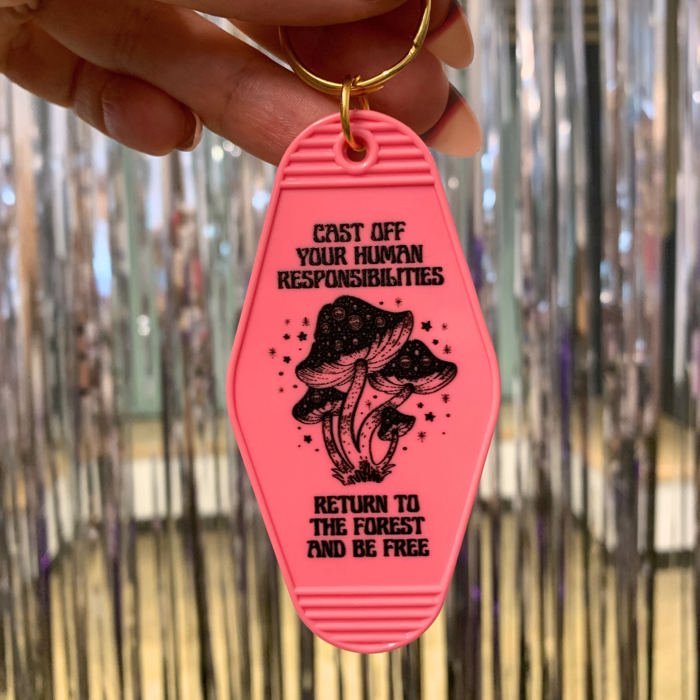 Return to the Forest Motel Style Keychain 🍄 🌳 (NEW STYLE)