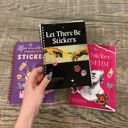  Reusable Sticker Storage Book | Let There Be Stickers | 50 Blank Pages Silicone Coated Release Paper Album
