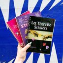  Reusable Sticker Storage Book | Let There Be Stickers | 50 Blank Pages Silicone Coated Release Paper Album