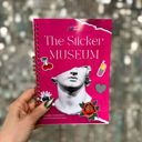  Reusable Sticker Storage Book - The Sticker Museum | 50 Blank Pages Silicone Coated Release Paper Album