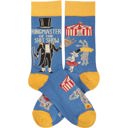 Ringmaster Of The Shit Show My Last Flying F@#* Socks | Colorful Novelty Unisex Socks | Gift for Her