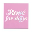  Rose For Days Foil Party/Beverage/Cocktail Napkins |  9.75" square