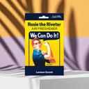 Rosie the Riveter Hanging Air Freshener in Lemon Scent Car Air Freshener Funny - 10 Options - Cat, Mushroom, Goldfish, Squirrel in Underpants, Crow etc. 