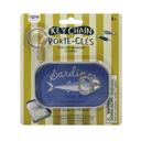  Sardine Tin Keychain | Mini Hinged Metal Case for Coins, Mints & Small Essentials
