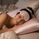  Giftable Goodnight Gorgeous Satin Sleep Set [Includes Pillowcase, Sleep Mask + Scrunchie]