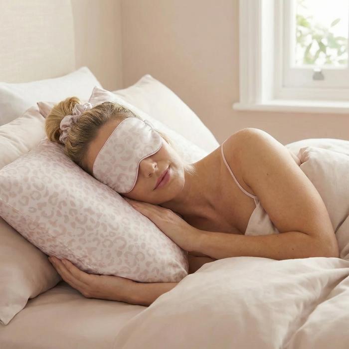 Giftable Goodnight Gorgeous Satin Sleep Set [Includes Pillowcase, Sleep Mask + Scrunchie]