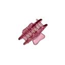  School of One Mini Fish Hair Claw in Translucent Pink