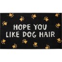  Set of 2 Hope You Like Dog Hair Indoor/Outdoor Rug | 34" x 20" | Slip-Resistant Backing