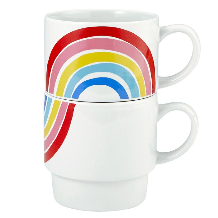 Giftable Rainbow Stacking Mug Set of 2