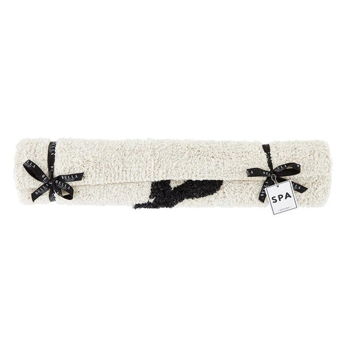 Set of 2 Spa Bath Mat | Soft Cotton Bathroom Rug | 20" x 30"