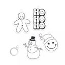  Shrinkable Christmas Ornaments Kit - DIY Holiday Craft Activity for Kids or Adults