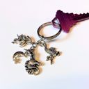 Silver Unicorn Fantasy Charms Lightweight Keychain in Silver