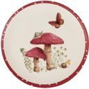  Small Mushroom Study Plate 9" Diameter
