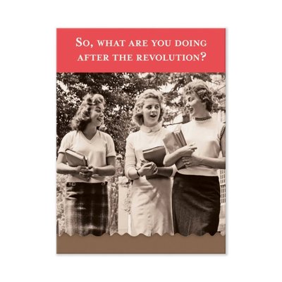 So What Are You Doing After The Revolution Mini Notepad