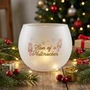  Son of a Nutcracker Roly Poly Glass | Festive Holiday Drinkware | 13oz