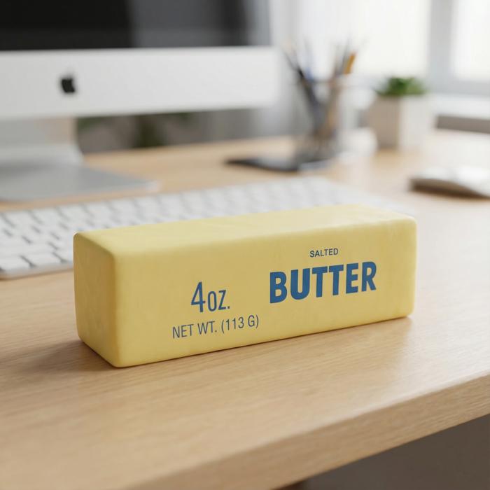 Squishy Butter Stress Reliever | Squeezable Stick of Butter